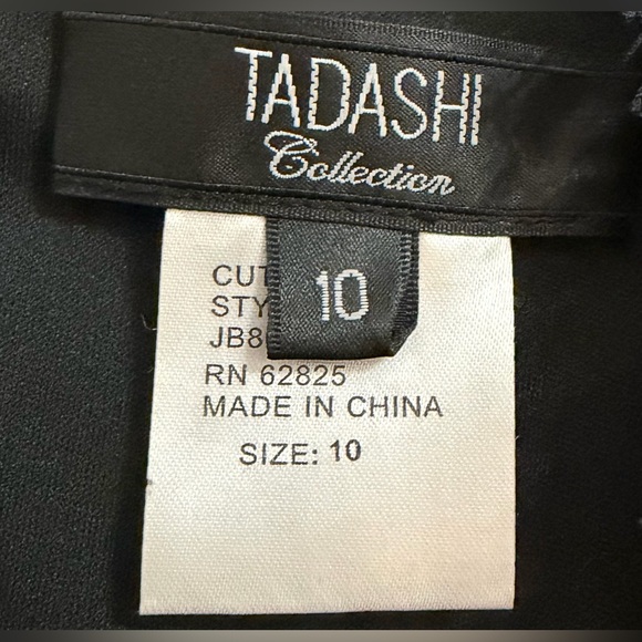 Tadashi Collection Black Lace Long Sleeve Top - Picture 6 of 8